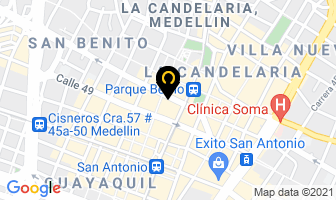 Mapa de American Time System & Cía Ltda en Medellín