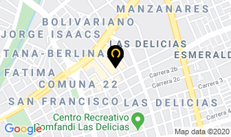Mapa de Americana De Colchones en Cali