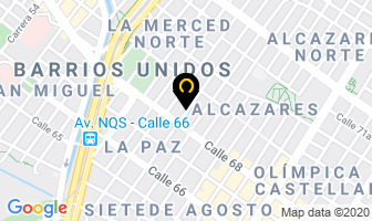 Mapa de Americana De Copas en Bogotá D.C