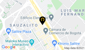 Mapa de Amg Colombia en Bogotá D.C