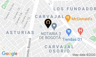 Mapa de Amg Punzones Y Matrices en Bogotá D.C