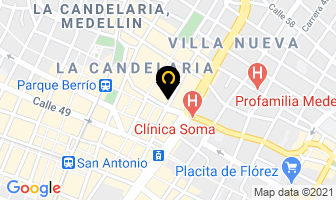 Mapa de Ami Celulares en Medellín