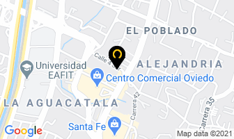 Mapa de Amigos Empresarios.com en Medellín