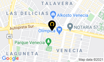 Mapa de Amobladora Pedro Espitia en Bogotá D.C