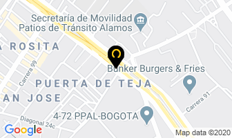 Mapa de Amoblados El Dorado en Bogotá D.C
