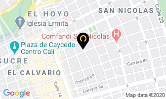 Mapa de Amoblados Sauces en Cali