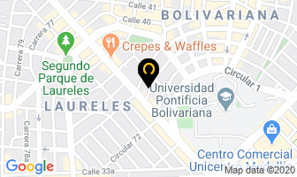 Mapa de Amodan en Medellín