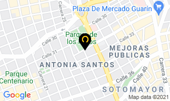 Mapa de Amora Spa en Bucaramanga