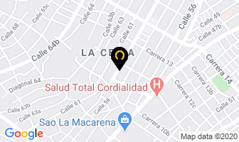 Mapa de Amores Pizza en Barranquilla