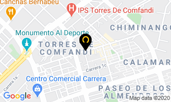 Mapa de Amplificaciones Almendra en Cali