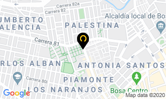 Mapa de Amplisonido Luces Eventos Génesis en Bogotá D.C