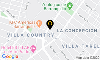 Mapa de Amtel Comunicaciones Ltda en Barranquilla