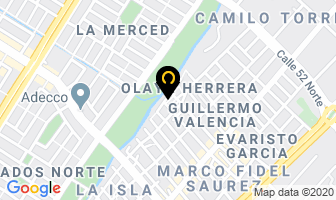 Mapa de Amw Bienesy Servicios Sas en Cali