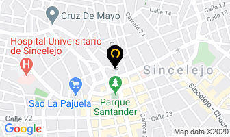 Mapa de Ana Hinestroza en Sincelejo