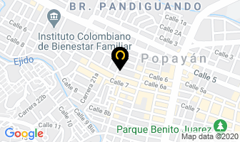Mapa de Ana Kaona Café Bar en Popayán