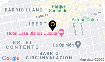 Mapa de Ana Moreno Galvis en Cúcuta