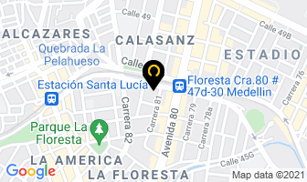 Mapa de Analizar Ltda. en Medellín