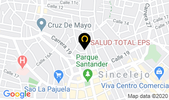 Mapa de Anaya Alvarez Alberto en Sincelejo