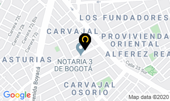 Mapa de Andamios Capital en Bogotá D.C