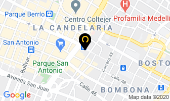 Mapa de Andamios J.p. en Medellín