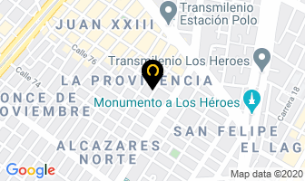 Mapa de Andamios Maofa en Bogotá D.C