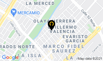 Mapa de Andamios Victoria en Cali
