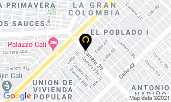 Mapa de Andamios Y Pulidoras en Cali