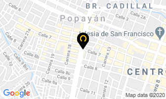 Mapa de Andina Motors Cauca S.a. en Popayán