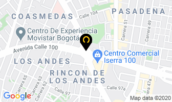Mapa de Andinafluid Ltda. en Bogotá D.C