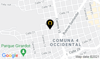 Mapa de Andinas Ltda. en Bucaramanga