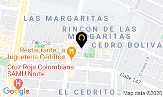Mapa de Andrea Rodriguez Centro Integral De Belleza en Bogotá D.C