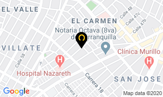 Mapa de Andrea.net en Barranquilla