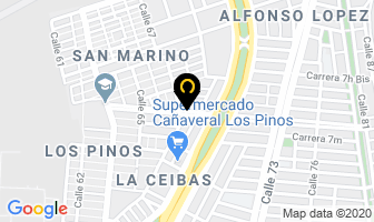 Mapa de Andres Pizza en Cali
