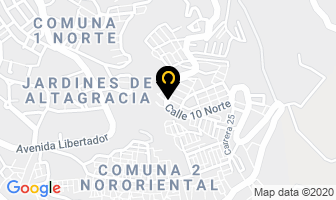 Mapa de Andr´est Publicidad en Bucaramanga