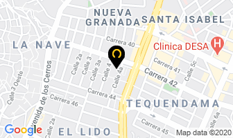 Mapa de Angel Brownies en Cali