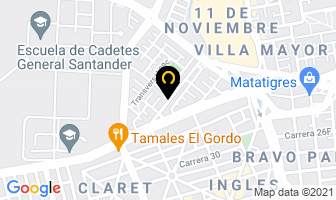 Mapa de Angel Cake. Cupcake Store en Bogotá D.C