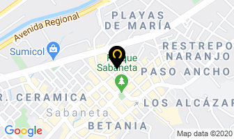 Mapa de Angrymom Tattooland en Sabaneta