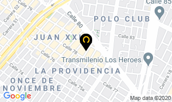 Mapa de Anillados L & M en Bogotá D.C