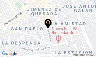 Mapa de Animación & Eventos en Bogotá D.C