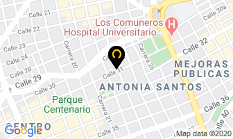 Mapa de Animaciones Colores en Bucaramanga