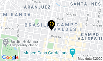 Mapa de Animaciones Comics en Medellín