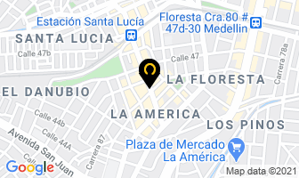 Mapa de Animal House en Medellín