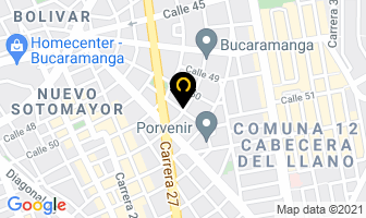 Mapa de Animo en Bucaramanga