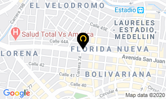 Mapa de Anmocor Tecnologia en Medellín