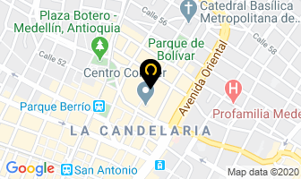 Mapa de Annys Bridal en Medellín