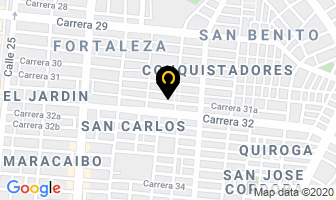 Mapa de Anodizados Harvy en Cali