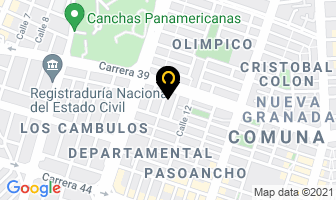 Mapa de Anodizados Joramoy en Cali