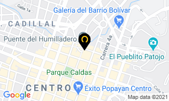 Mapa de Antech E.u. en Popayán