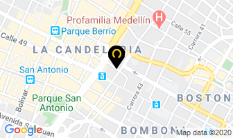Mapa de Antioqueña De Guantes en Medellín