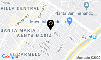 Mapa de Antioqueña De Mieles en Itaguí